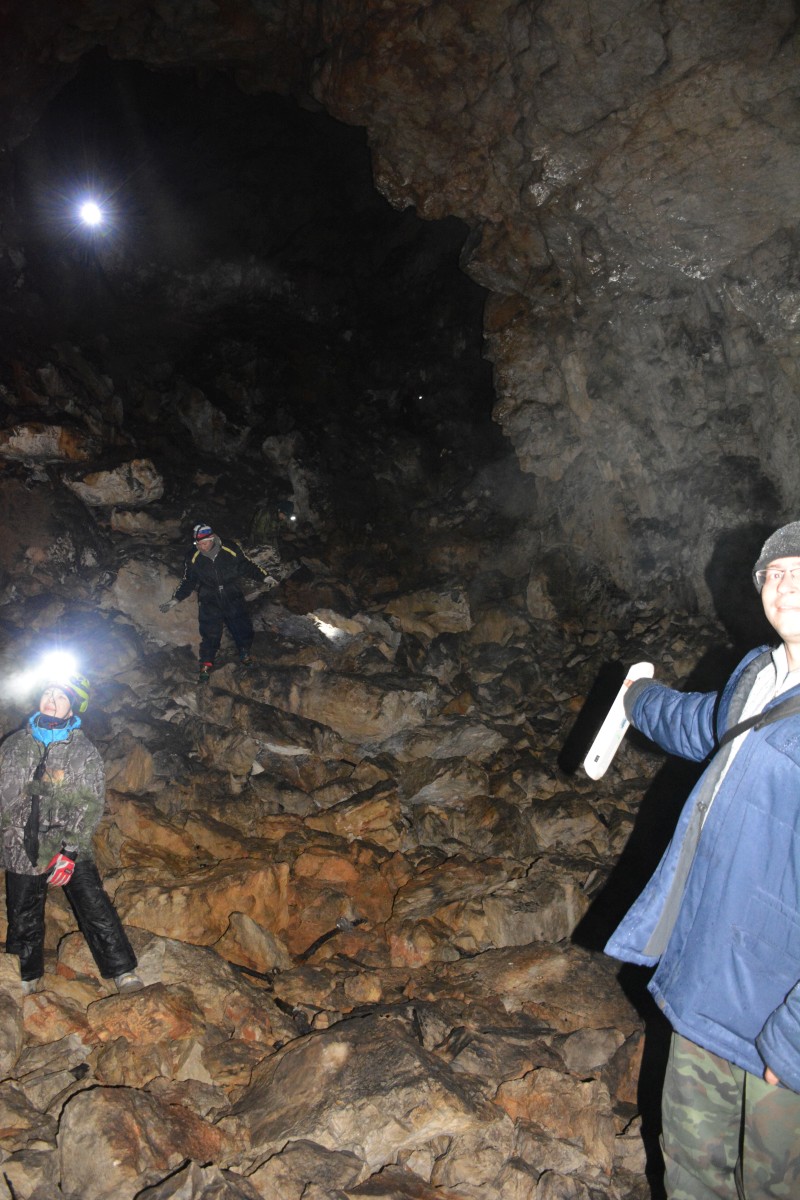 В Гумеровской пещере