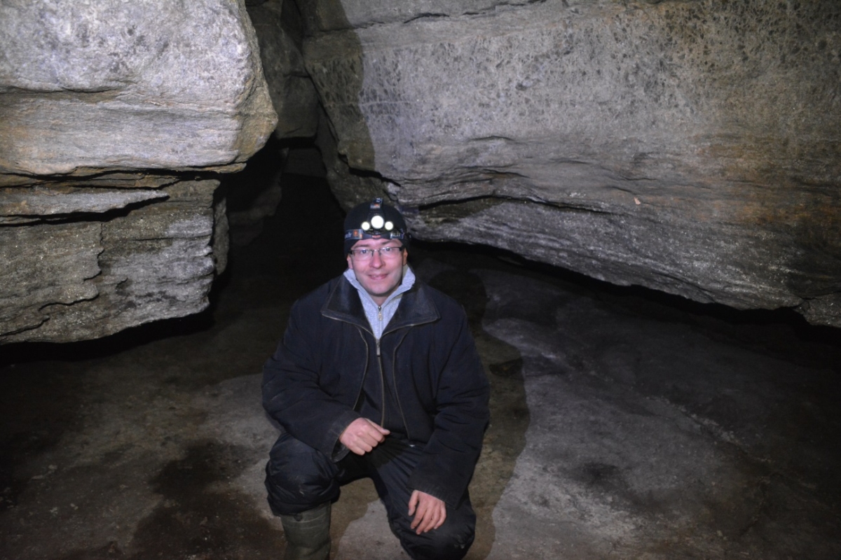 Стоп кадр в пещере